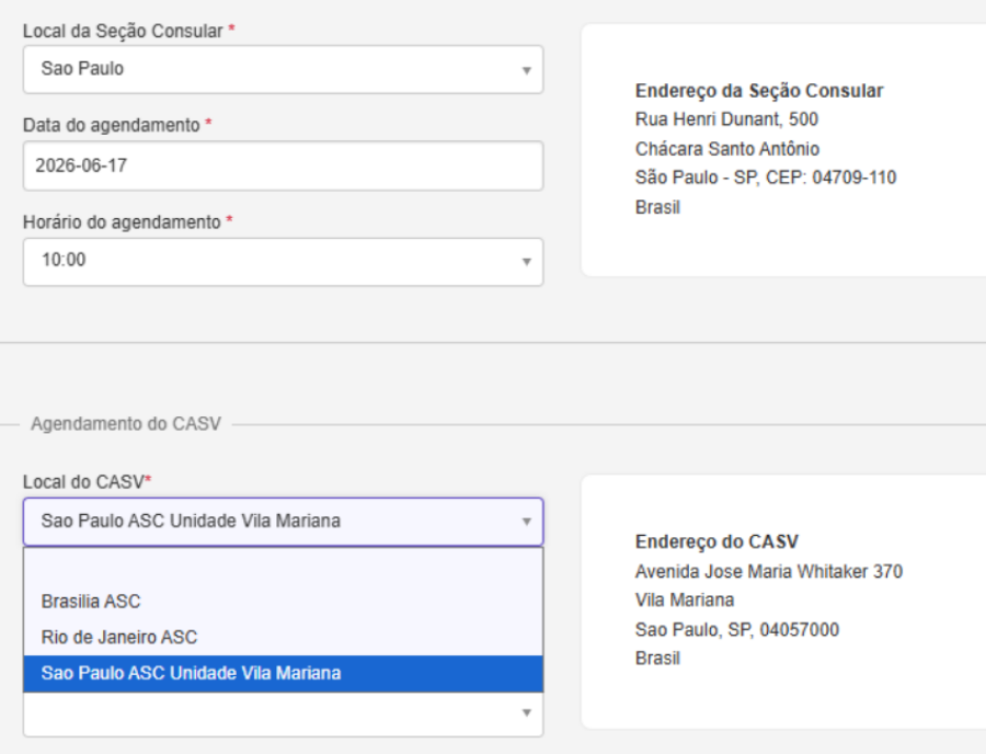 Imagem Agendamento visto americano 20